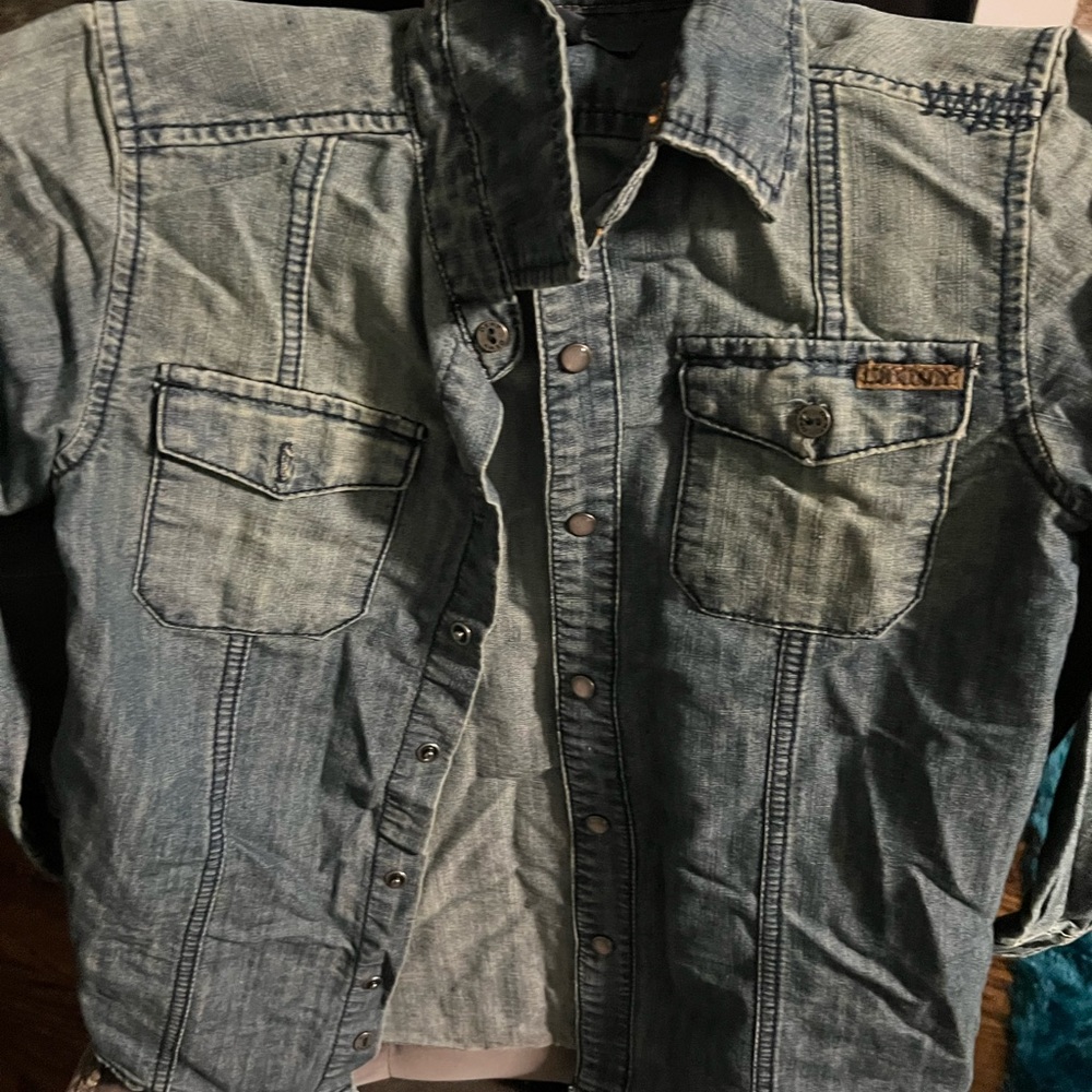 Boys DKNY Denim Shirt